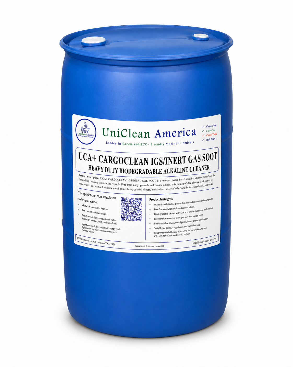 IGS CARGOCLEAN INERT SOOT REMOVER