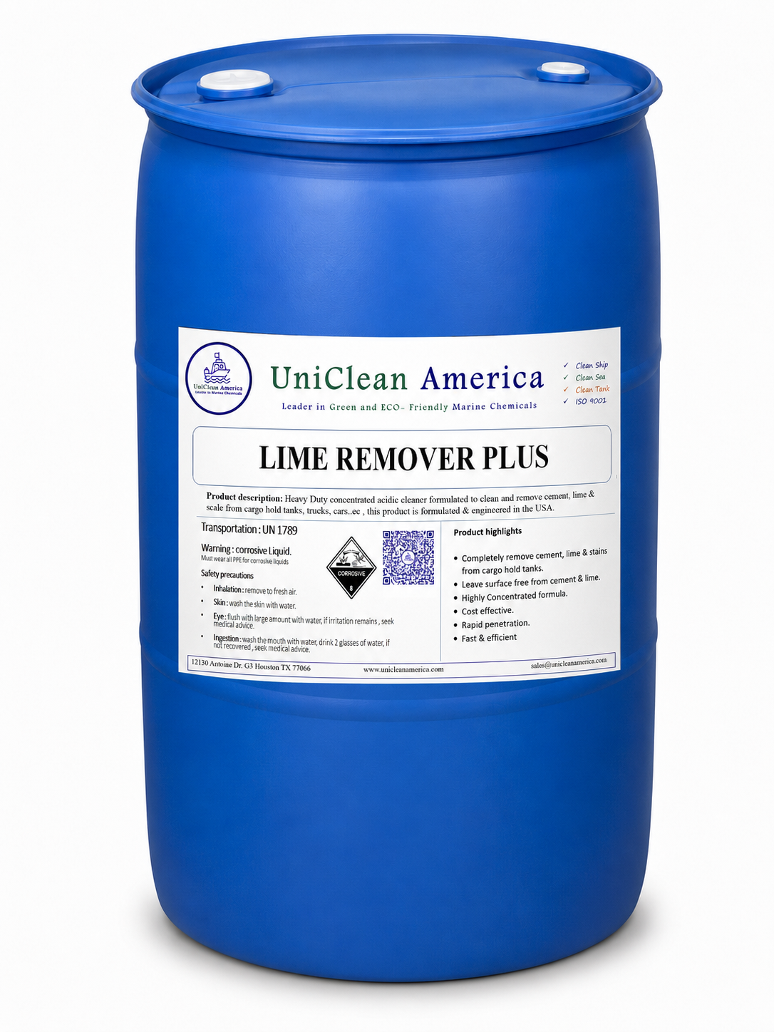 LIME REMOVER DRUM